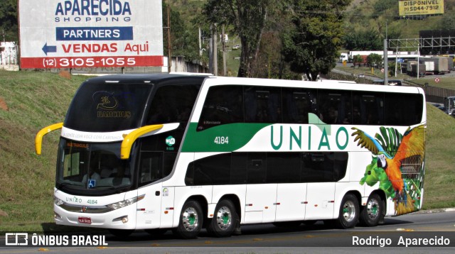 Empresa União de Transportes 4184 na cidade de Aparecida, São Paulo, Brasil, por Rodrigo  Aparecido. Número da foto: #6907317.