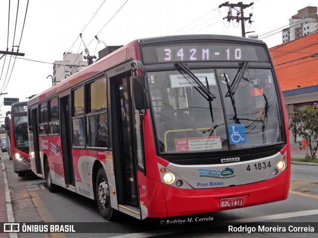 Himalaia Transportes > Ambiental Transportes Urbanos 4 1834 na cidade de São Paulo, São Paulo, Brasil, por Rodrigo Moreira Correia. ID da foto: 6908292.