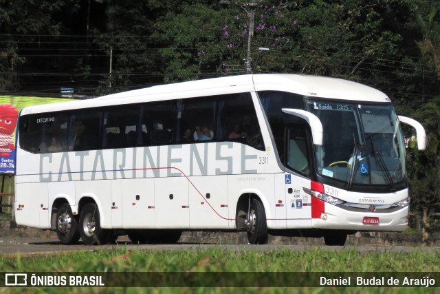 Auto Viação Catarinense 3311 na cidade de Joinville, Santa Catarina, Brasil, por Daniel Budal de Araújo. Número da foto: #6907921.