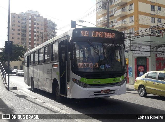 Viação VG B31150 na cidade de Rio de Janeiro, Rio de Janeiro, Brasil, por Lohan Ribeiro. ID da foto: 6907378.