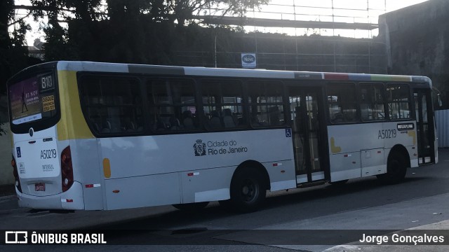 Tijuquinha - Auto Viação Tijuca A50219 na cidade de Rio de Janeiro, Rio de Janeiro, Brasil, por Jorge Gonçalves. Número da foto: #6906354.