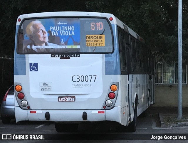 Transportes Futuro C30077 na cidade de Rio de Janeiro, Rio de Janeiro, Brasil, por Jorge Gonçalves. Número da foto: #6906344.