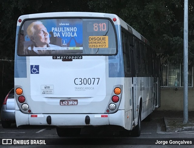 Transportes Futuro C30077 na cidade de Rio de Janeiro, Rio de Janeiro, Brasil, por Jorge Gonçalves. ID da foto: 6906344.