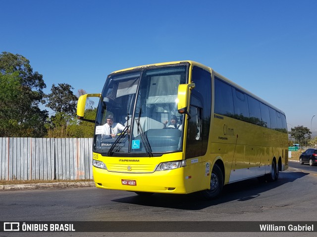 Viação Itapemirim 9535 na cidade de Brasília, Distrito Federal, Brasil, por William Gabriel. Número da foto: #6905287.