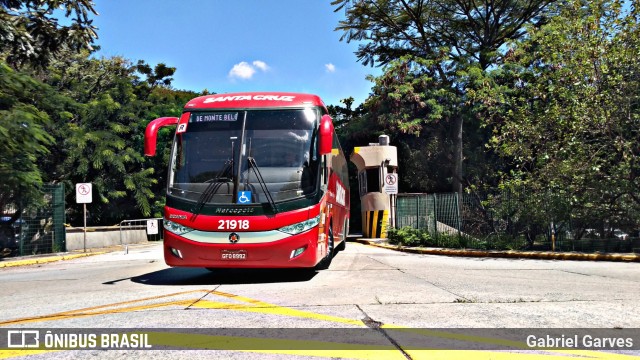 Viação Santa Cruz 21918 na cidade de São Paulo, São Paulo, Brasil, por Gabriel Garves. Número da foto: #6907565.