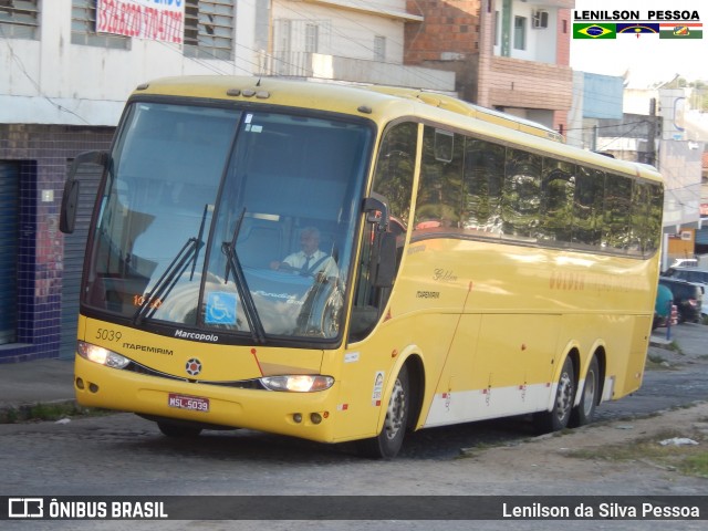 Viação Itapemirim 5039 na cidade de Caruaru, Pernambuco, Brasil, por Lenilson da Silva Pessoa. ID da foto: 6907327.