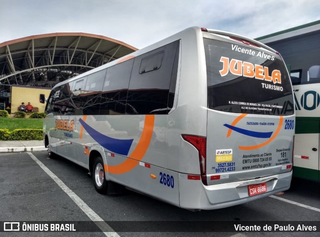 Jubela Turismo 2680 na cidade de Aparecida, São Paulo, Brasil, por Vicente de Paulo Alves. Número da foto: #6907994.