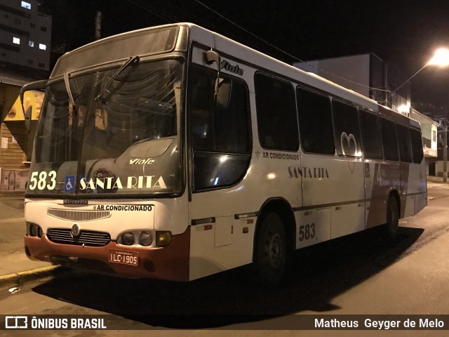 Santa Rita Transportes 583 na cidade de São Mateus do Sul, Paraná, Brasil, por Matheus  Geyger de Melo. ID da foto: 6908258.