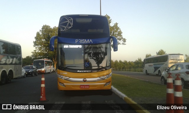 Prisma Transporte & Turismo 4456 na cidade de Canoas, Rio Grande do Sul, Brasil, por Elizeu Oliveira. Número da foto: #6907122.