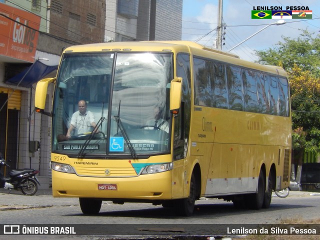 Viação Itapemirim 9549 na cidade de Caruaru, Pernambuco, Brasil, por Lenilson da Silva Pessoa. Número da foto: #6907199.
