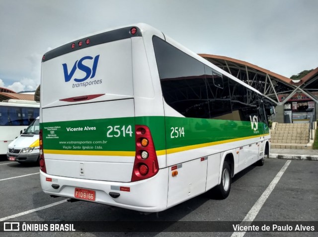 VSI - Viação Santo Ignácio 2514 na cidade de Aparecida, São Paulo, Brasil, por Vicente de Paulo Alves. ID da foto: 6908014.