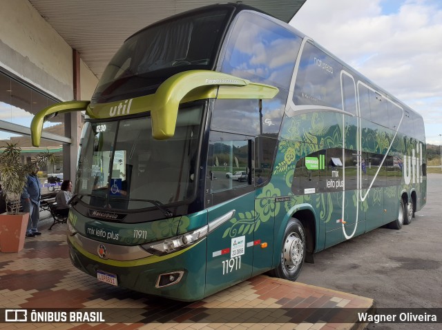 UTIL - União Transporte Interestadual de Luxo 11911 na cidade de Juiz de Fora, Minas Gerais, Brasil, por Wagner Oliveira. Número da foto: #6906200.