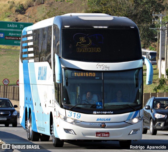 Brulan Transportes 319 na cidade de Aparecida, São Paulo, Brasil, por Rodrigo  Aparecido. ID da foto: 6911276.