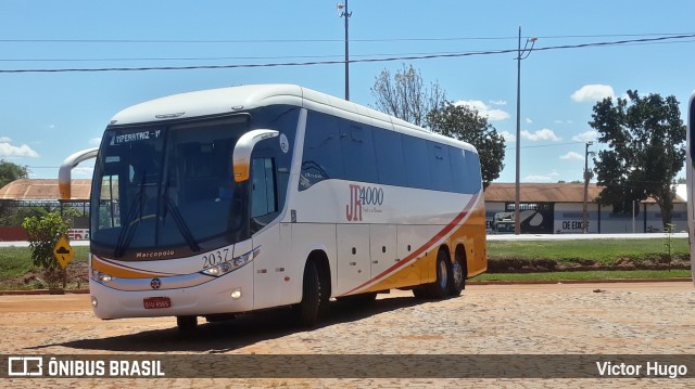 JR 4000 Transportes 2037 na cidade de Estreito, Maranhão, Brasil, por Victor Hugo. ID da foto: 6909489.