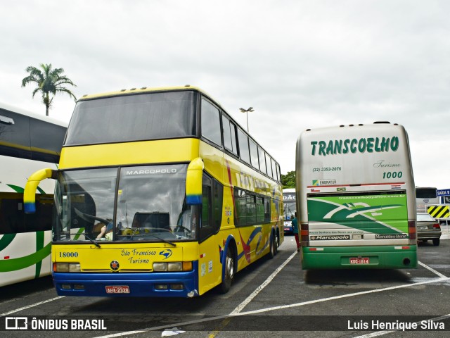 Auto Ônibus São Francisco 18000 na cidade de Aparecida, São Paulo, Brasil, por Luis Henrique Silva. ID da foto: 6912131.