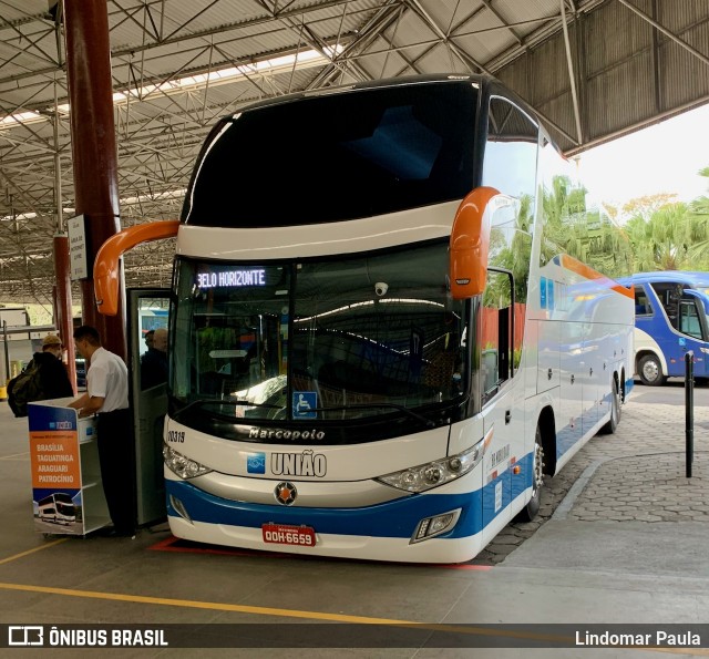Expresso União 10319 na cidade de Vitória, Espírito Santo, Brasil, por Lindomar Paula. Número da foto: #6911547.