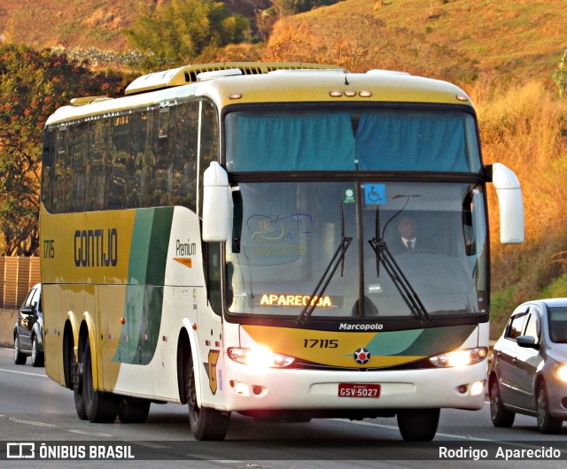 Empresa Gontijo de Transportes 17115 na cidade de Aparecida, São Paulo, Brasil, por Rodrigo  Aparecido. Número da foto: #6911289.