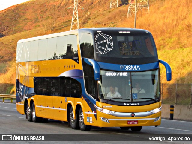 Prisma Transporte & Turismo 4456 na cidade de Aparecida, São Paulo, Brasil, por Rodrigo  Aparecido. Número da foto: #6911138.