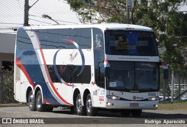 Vai-Vem Turismo 5500 na cidade de Cachoeira Paulista, São Paulo, Brasil, por Rodrigo  Aparecido. Número da foto: #6911167.