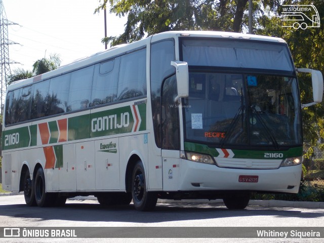 Empresa Gontijo de Transportes 21160 na cidade de Vitória, Espírito Santo, Brasil, por Whitiney Siqueira. ID da foto: 6910722.