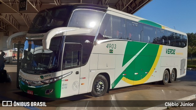Verde Transportes 4903 na cidade de Brasília, Distrito Federal, Brasil, por Clébio Júnior. Número da foto: #6909457.