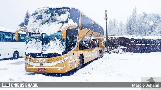 Transgiro Turismo 4710 na cidade de Bariloche, Río Negro, Argentina, por Marcio Johann. Número da foto: #6909549.
