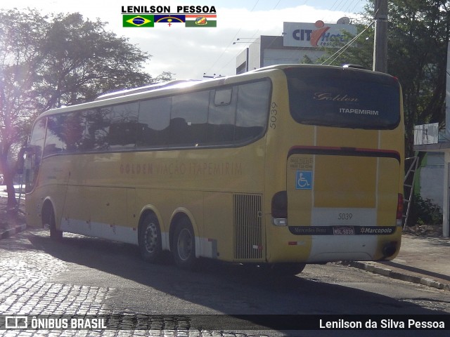 Viação Itapemirim 5039 na cidade de Caruaru, Pernambuco, Brasil, por Lenilson da Silva Pessoa. ID da foto: 6911633.