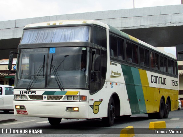 Empresa Gontijo de Transportes 11305 na cidade de Belo Horizonte, Minas Gerais, Brasil, por Lucas Vieira. ID da foto: 6911801.