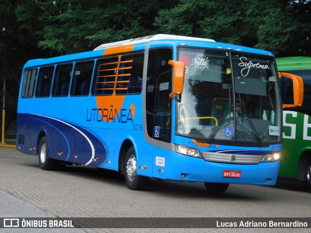 Litorânea Transportes Coletivos 5078 na cidade de São Paulo, São Paulo, Brasil, por Lucas Adriano Bernardino. Número da foto: #6912338.