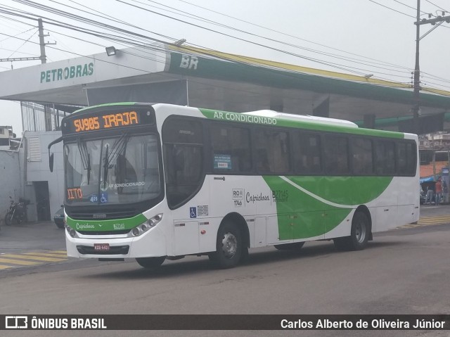 Caprichosa Auto Ônibus B27145 na cidade de Rio de Janeiro, Rio de Janeiro, Brasil, por Carlos Alberto de Oliveira Júnior. Número da foto: #6914151.