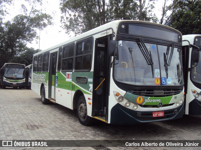 Rio D´Ouro Transportes Coletivos 61 na cidade de São João de Meriti, Rio de Janeiro, Brasil, por Carlos Alberto de Oliveira Júnior. Número da foto: #6914046.