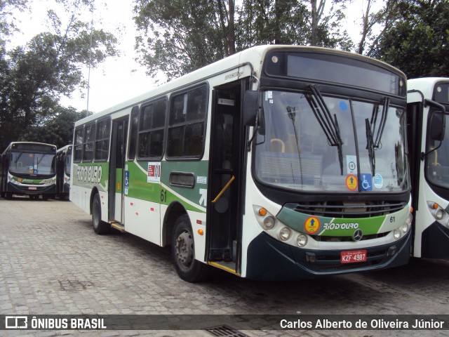 Rio D´Ouro Transportes Coletivos 61 na cidade de São João de Meriti, Rio de Janeiro, Brasil, por Carlos Alberto de Oliveira Júnior. ID da foto: 6914046.