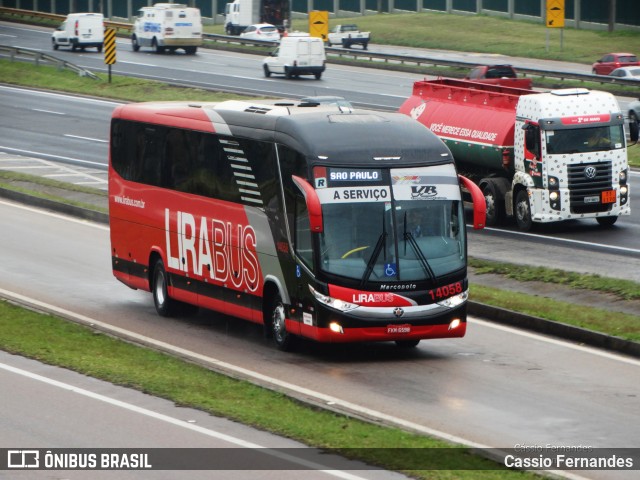Lirabus 14058 na cidade de Campinas, São Paulo, Brasil, por Cassio Fernandes. Número da foto: #6912441.