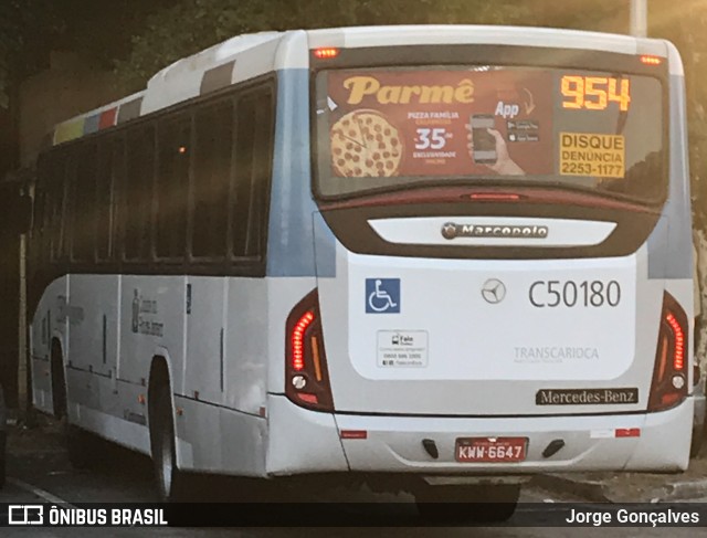 Tijuquinha - Auto Viação Tijuca C50180 na cidade de Rio de Janeiro, Rio de Janeiro, Brasil, por Jorge Gonçalves. Número da foto: #6914005.