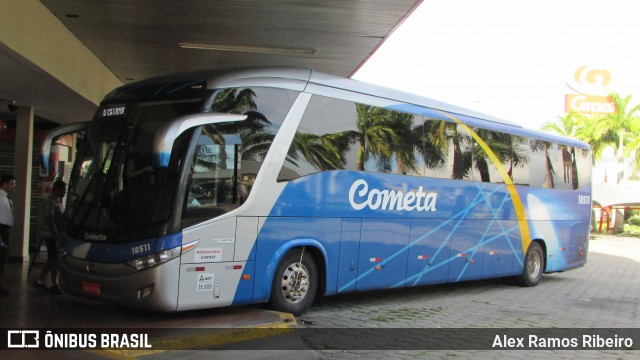 Viação Cometa 18511 na cidade de Guaratinguetá, São Paulo, Brasil, por Alex Ramos Ribeiro. Número da foto: #6913701.