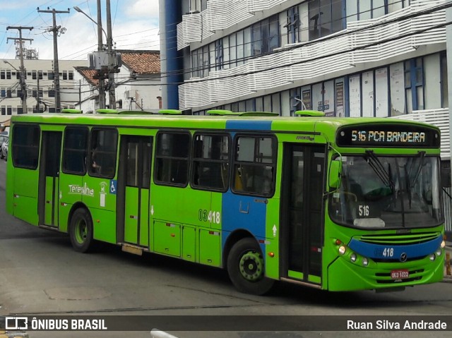Taguatur - Taguatinga Transporte e Turismo 03418 na cidade de Teresina, Piauí, Brasil, por Ruan Silva Andrade. Número da foto: #6914603.