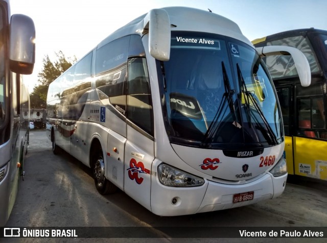 Viação São Cristóvão 2460 na cidade de Aparecida, São Paulo, Brasil, por Vicente de Paulo Alves. ID da foto: 6913446.