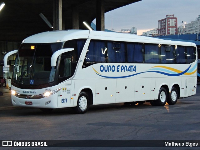 Viação Ouro e Prata 611 na cidade de Porto Alegre, Rio Grande do Sul, Brasil, por Matheus Etges. Número da foto: #6913916.