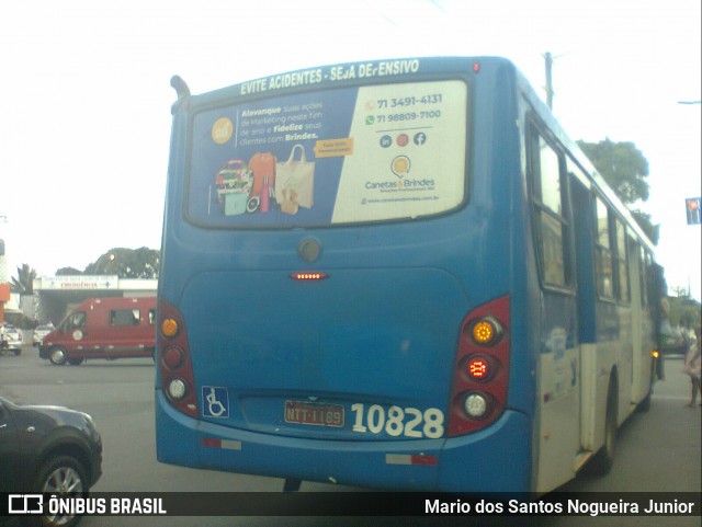 Concessionária Salvador Norte - CSN Transportes 10828 na cidade de Salvador, Bahia, Brasil, por Mario dos Santos Nogueira Junior. ID da foto: 6915374.