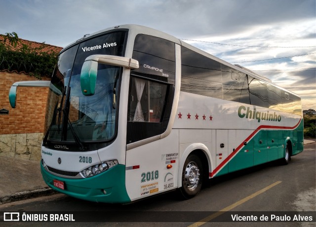 Chiquinho Transportes e Turismo 2018 na cidade de Araxá, Minas Gerais, Brasil, por Vicente de Paulo Alves. ID da foto: 6914387.