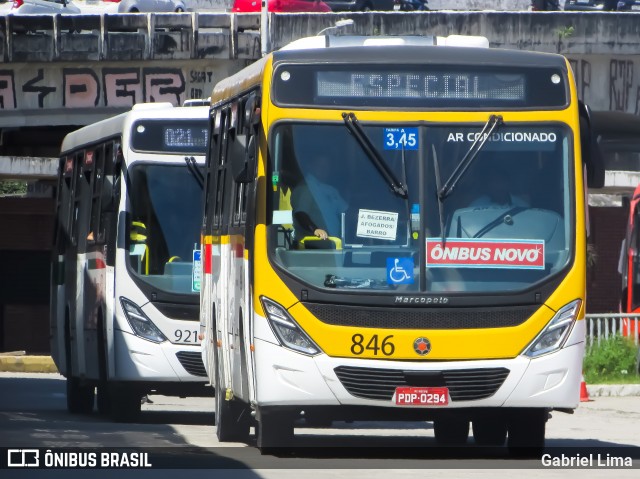 Empresa Metropolitana 846 na cidade de Recife, Pernambuco, Brasil, por Gabriel Lima. ID da foto: 6914536.