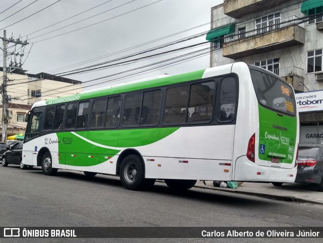 Caprichosa Auto Ônibus C27165 na cidade de Rio de Janeiro, Rio de Janeiro, Brasil, por Carlos Alberto de Oliveira Júnior. Número da foto: #6914124.