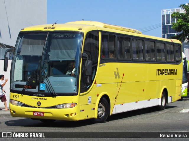 Viação Itapemirim 8225 na cidade de Rio de Janeiro, Rio de Janeiro, Brasil, por Renan Vieira. ID da foto: 6914714.