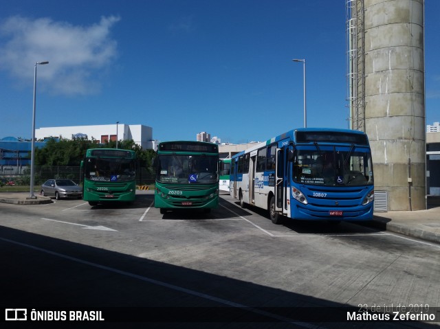 Concessionária Salvador Norte - CSN Transportes 10807 na cidade de Salvador, Bahia, Brasil, por Matheus Zeferino. Número da foto: #6912379.