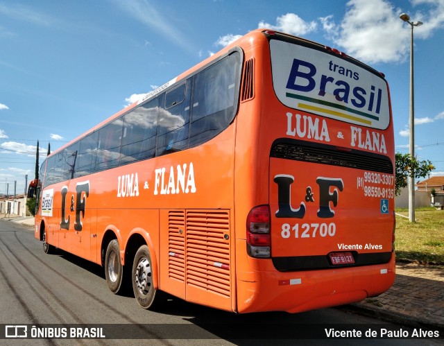 Trans Brasil > TCB - Transporte Coletivo Brasil 812700 na cidade de Araxá, Minas Gerais, Brasil, por Vicente de Paulo Alves. Número da foto: #6913880.