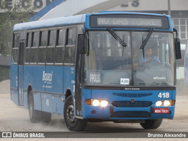Biguaçu Transportes Coletivos Administração e Participação 418 na cidade de Florianópolis, Santa Catarina, Brasil, por Brunno Alexandre. Número da foto: #6915253.