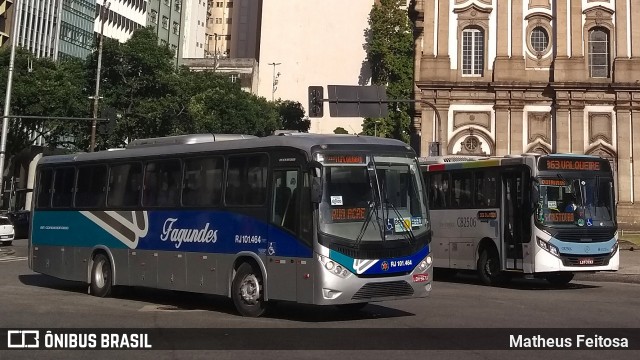 Auto Ônibus Fagundes RJ 101.464 na cidade de Rio de Janeiro, Rio de Janeiro, Brasil, por Matheus Feitosa . Número da foto: #6914114.