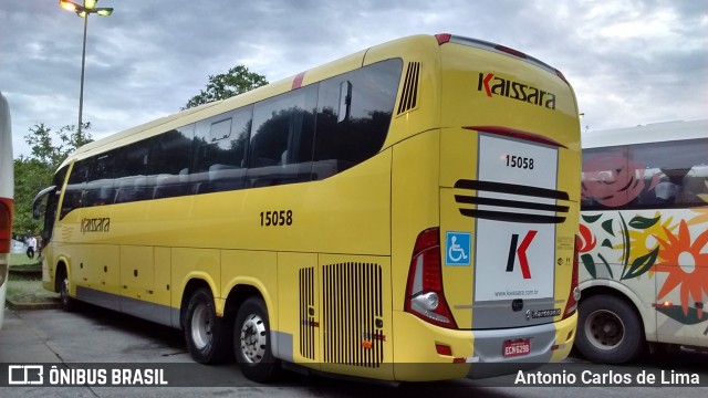 Kaissara - Viação Caiçara 15058 na cidade de São Paulo, São Paulo, Brasil, por Antonio Carlos de Lima. Número da foto: #6917401.