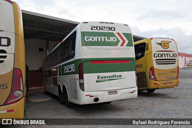 Empresa Gontijo de Transportes 20230 na cidade de Teixeira de Freitas, Bahia, Brasil, por Rafael Rodrigues Forencio. ID da foto: 6916268.