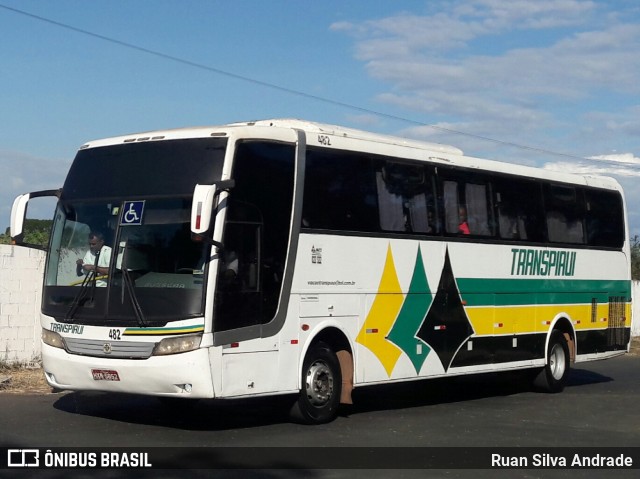 Viação Transpiauí 482 na cidade de Teresina, Piauí, Brasil, por Ruan Silva Andrade. Número da foto: #6917703.